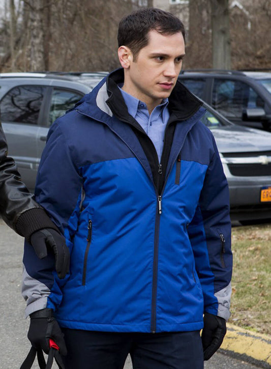 John Bennett Orange Is the New Black Blue Track Jacket