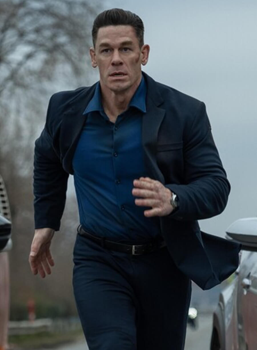 John Cena Matchbox the Movie 2026 Black Blazer Coat