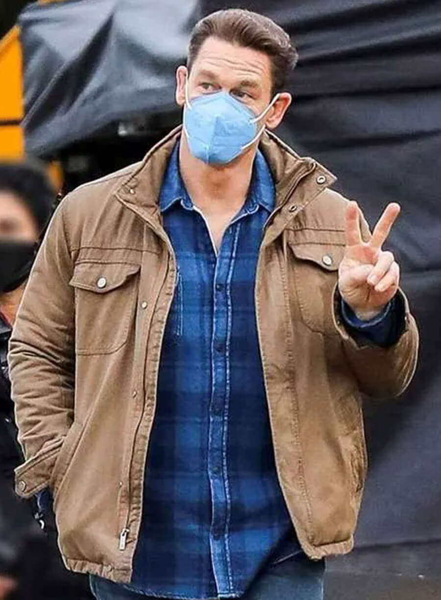 John Cena Peacemaker Brown Cotton Jacket