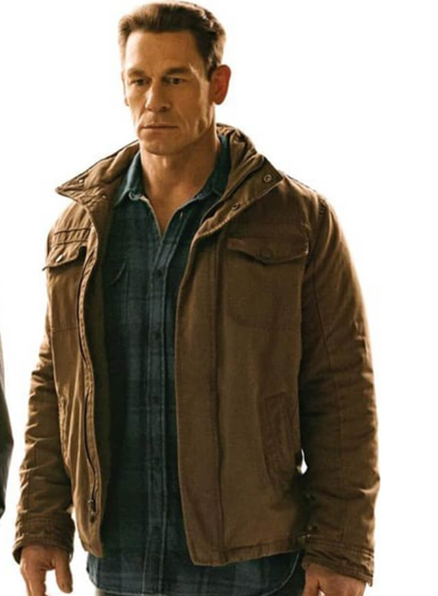 John Cena Peacemaker Brown Cotton Jacket