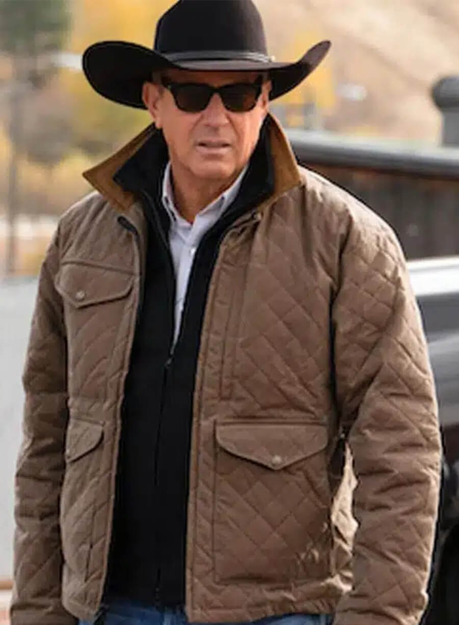 John Dutton Yellowstone Brown Quilted Jacket