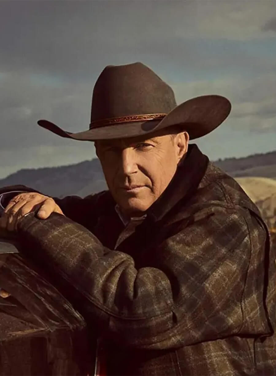 John Dutton Yellowstone Plaid Wool Jacket