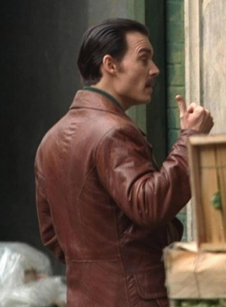 Johnny Depp Donnie Brasco Joseph Pistone Leather Coat