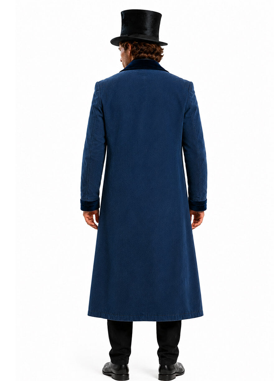 Johnny Depp Ebenezer 2026 Blue Coat Costume