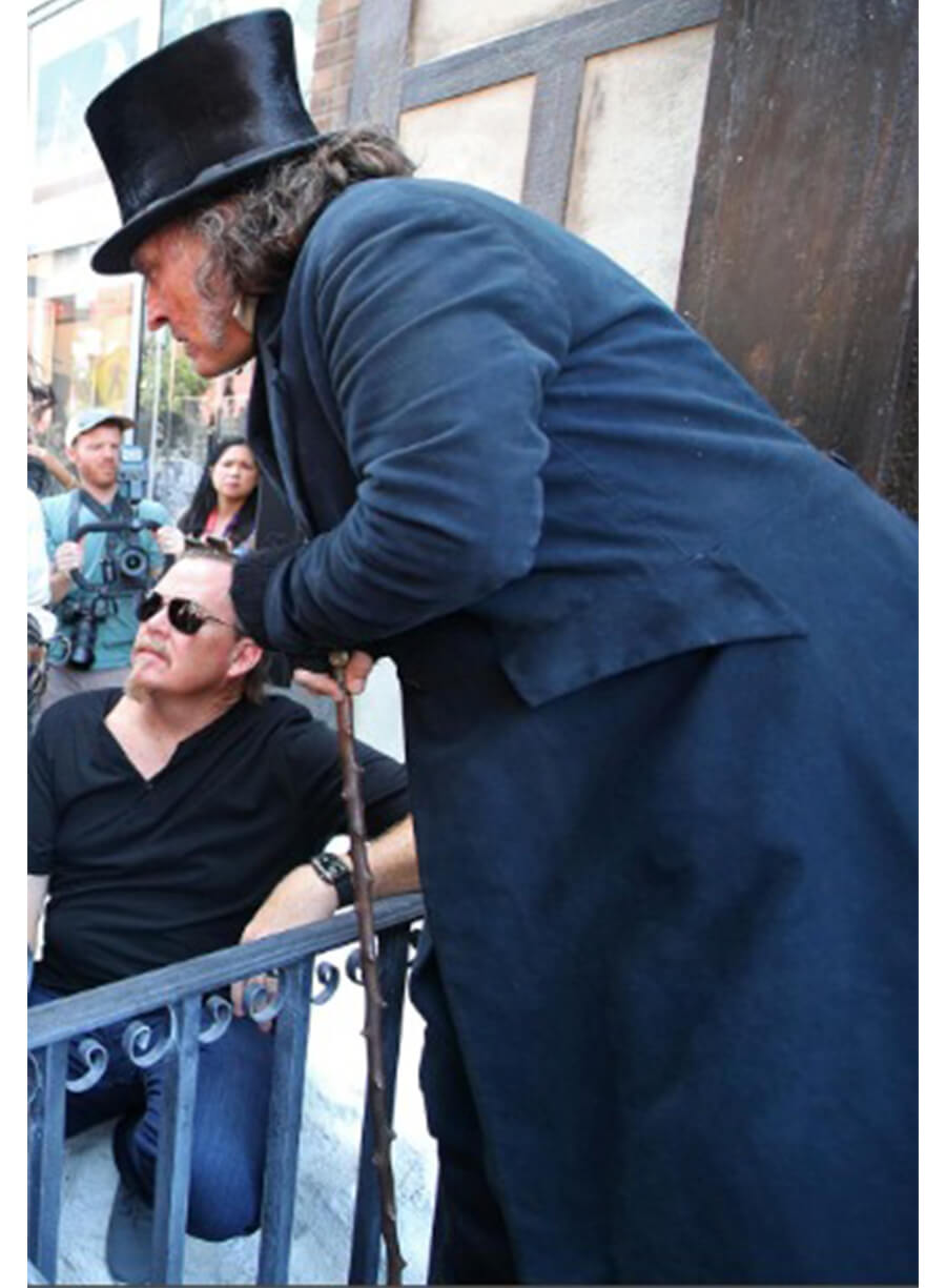 Johnny Depp Ebenezer 2026 Blue Coat Costume