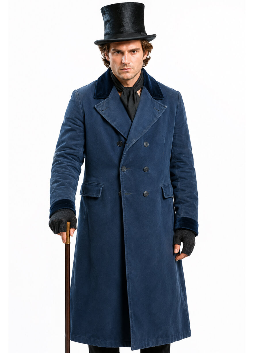 Johnny Depp Ebenezer 2026 Blue Coat Costume