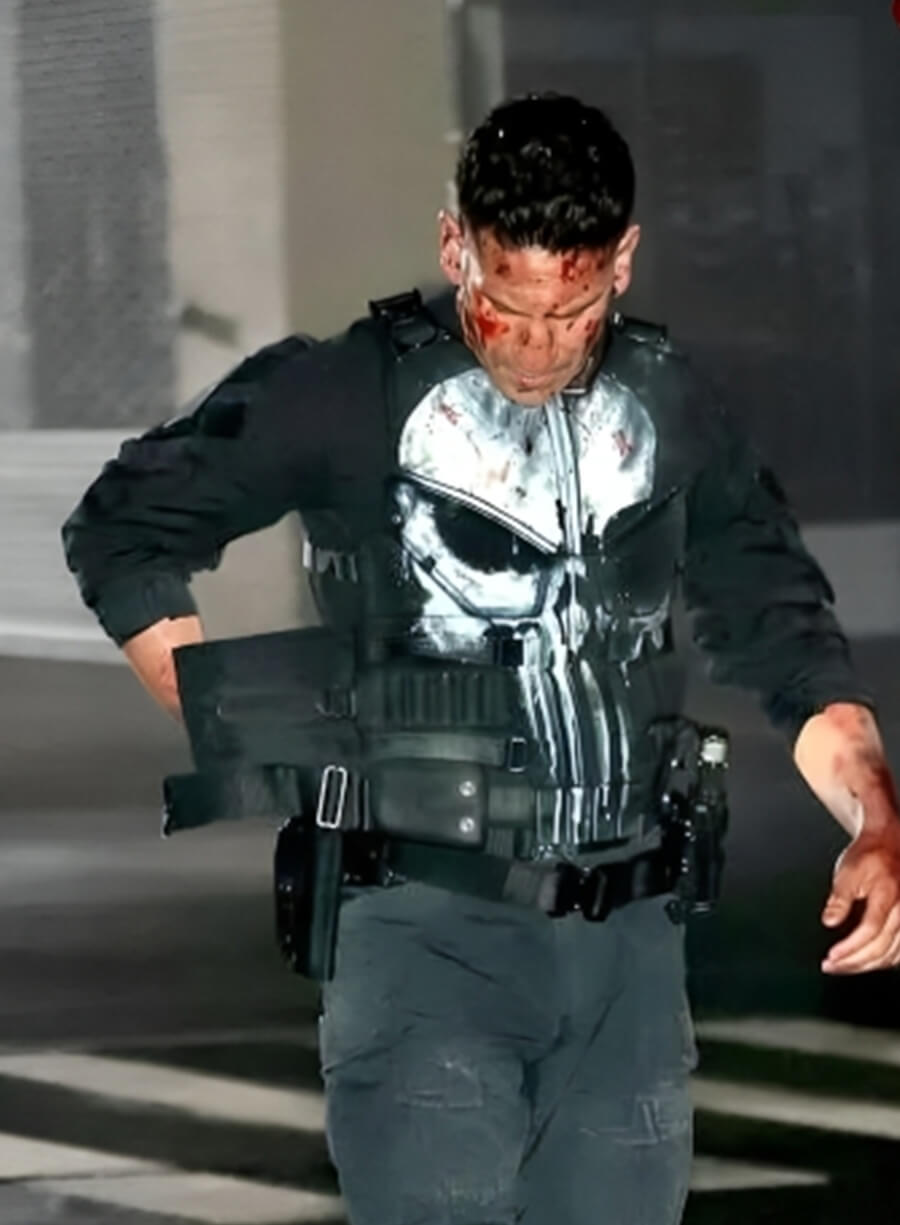 Jon Bernthal Frank Castle Daredevil: Born Again Punisher Vest