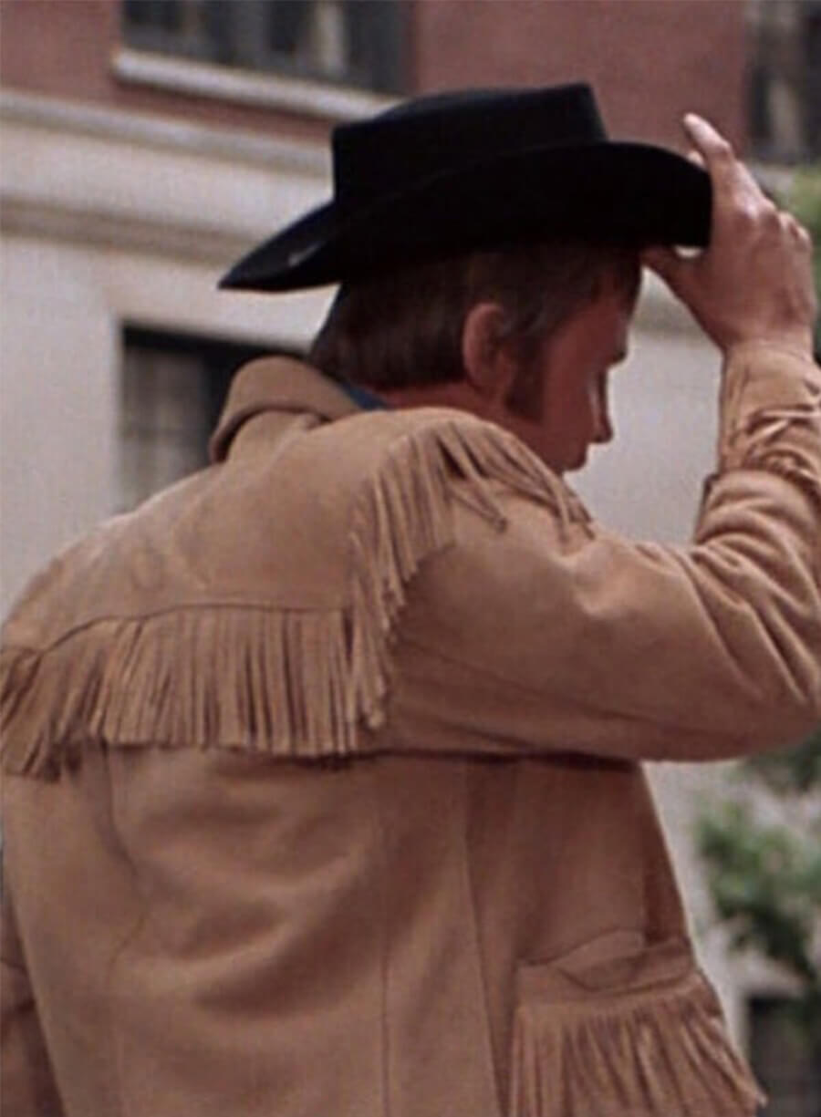 Jon Voight Midnight Cowboy Joe Buck Fringe Jacket