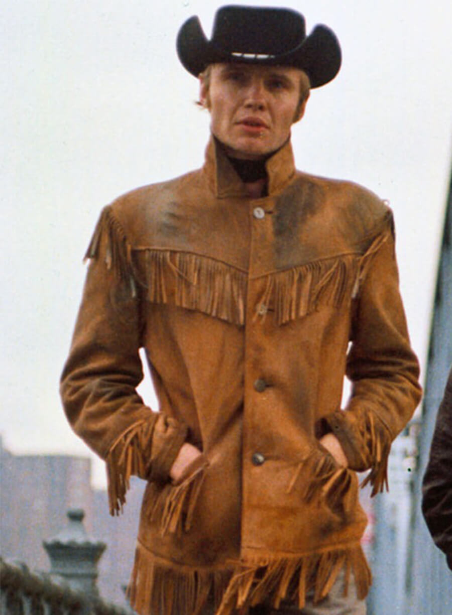 Jon Voight Midnight Cowboy Joe Buck Fringe Jacket