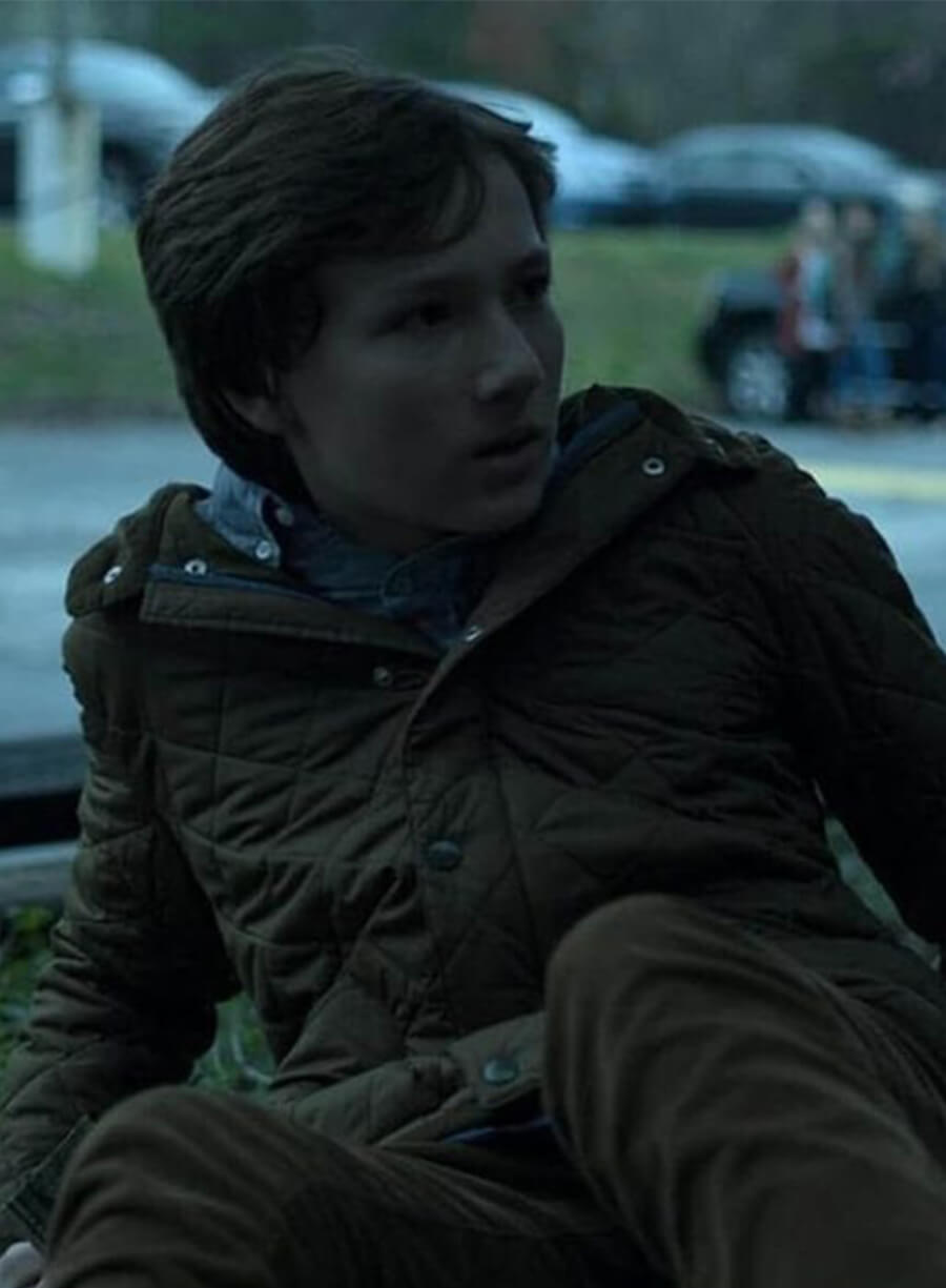 Jonah Byrde Ozark S02 Brown Quilted Jacket