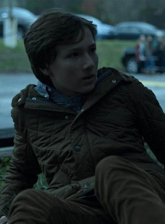Jonah Byrde Ozark S02 Brown Quilted Jacket