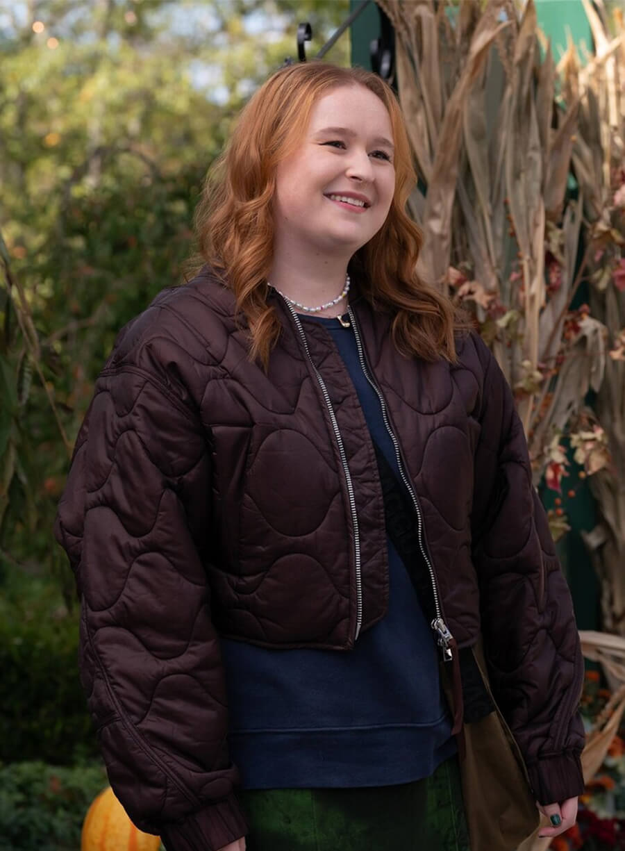Julia Lester The Four Seasons Lila Maroon Quilted Jacket