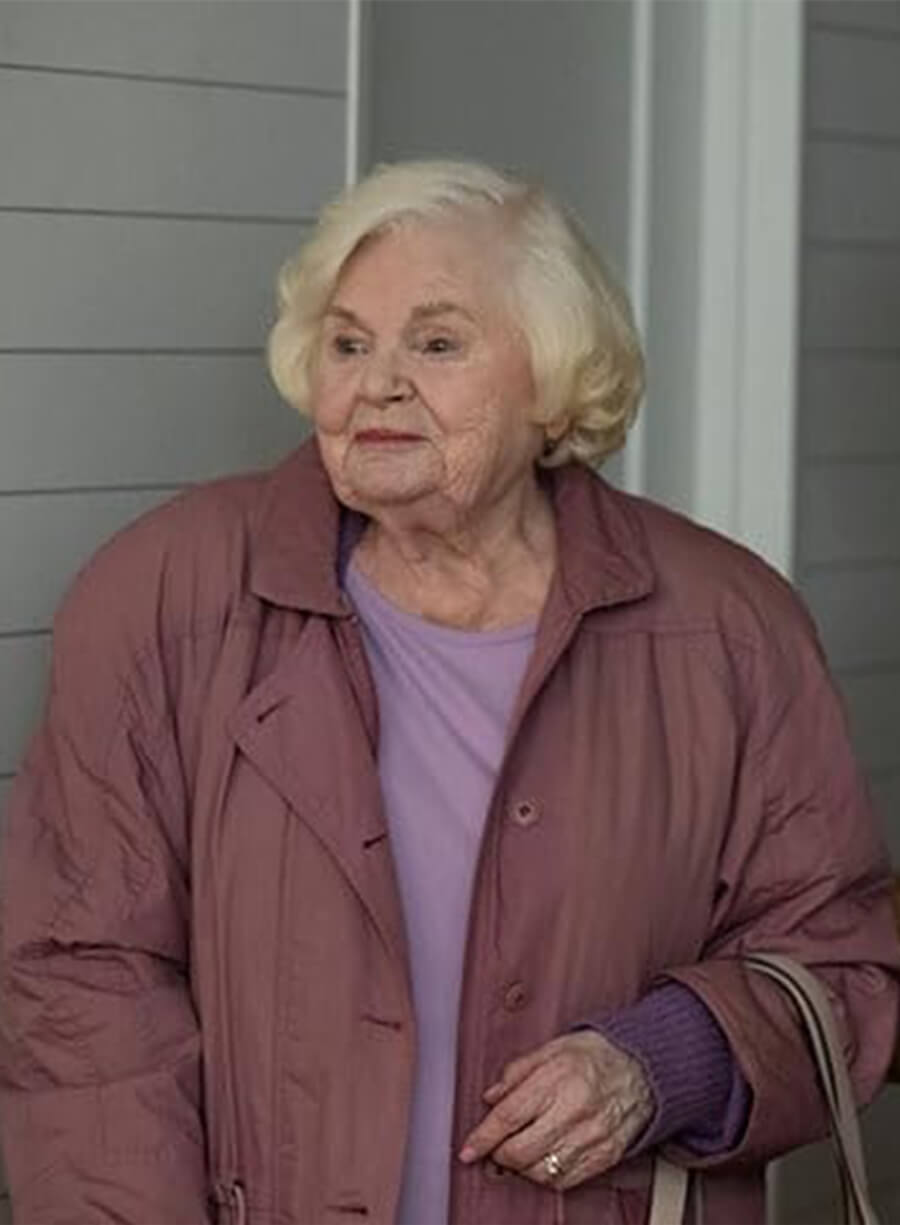 June Squibb Eleanor the Great Pink Duster Long Coat