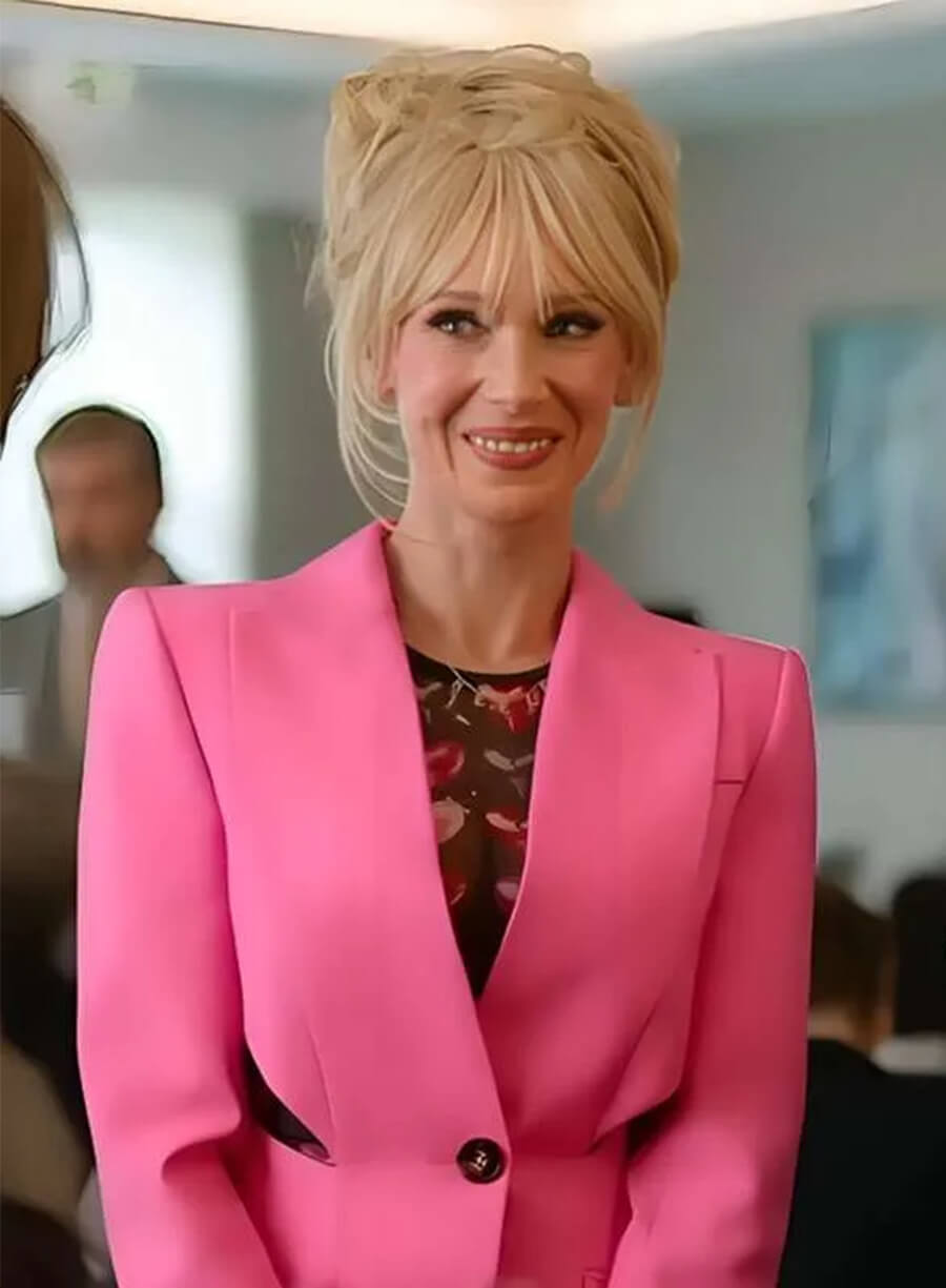 Juno Temple Ted Lasso S04 Keeley Jones Pink Blazer 