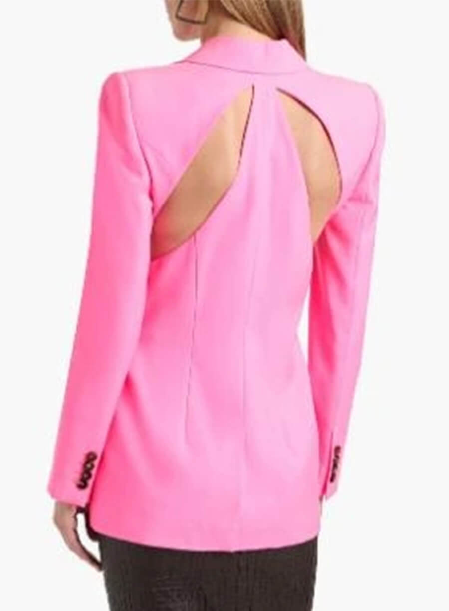 Juno Temple Ted Lasso S04 Keeley Jones Pink Blazer 