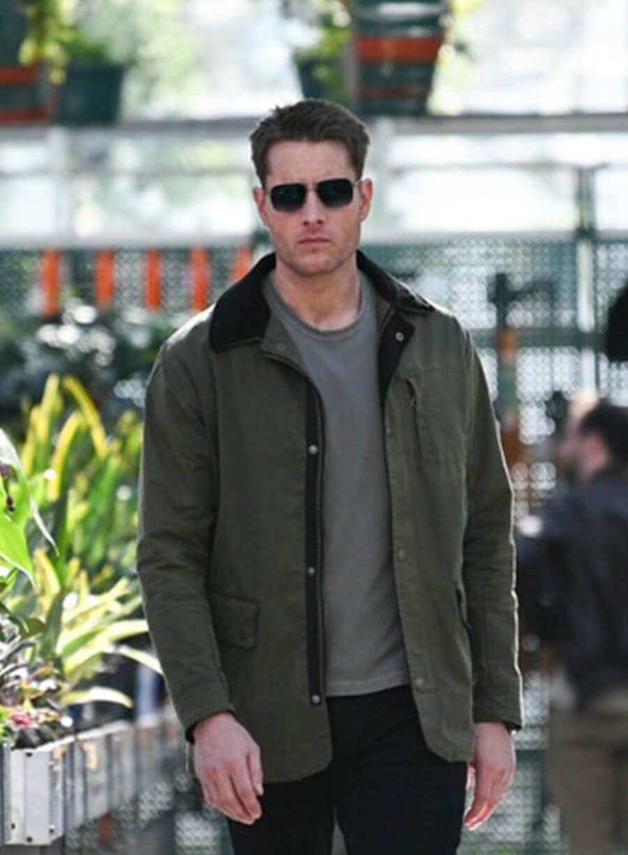 Justin Hartley Tracker Colter Shaw S02 Green Jacket