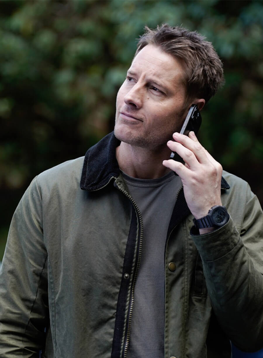 Justin Hartley Tracker Colter Shaw S02 Green Jacket