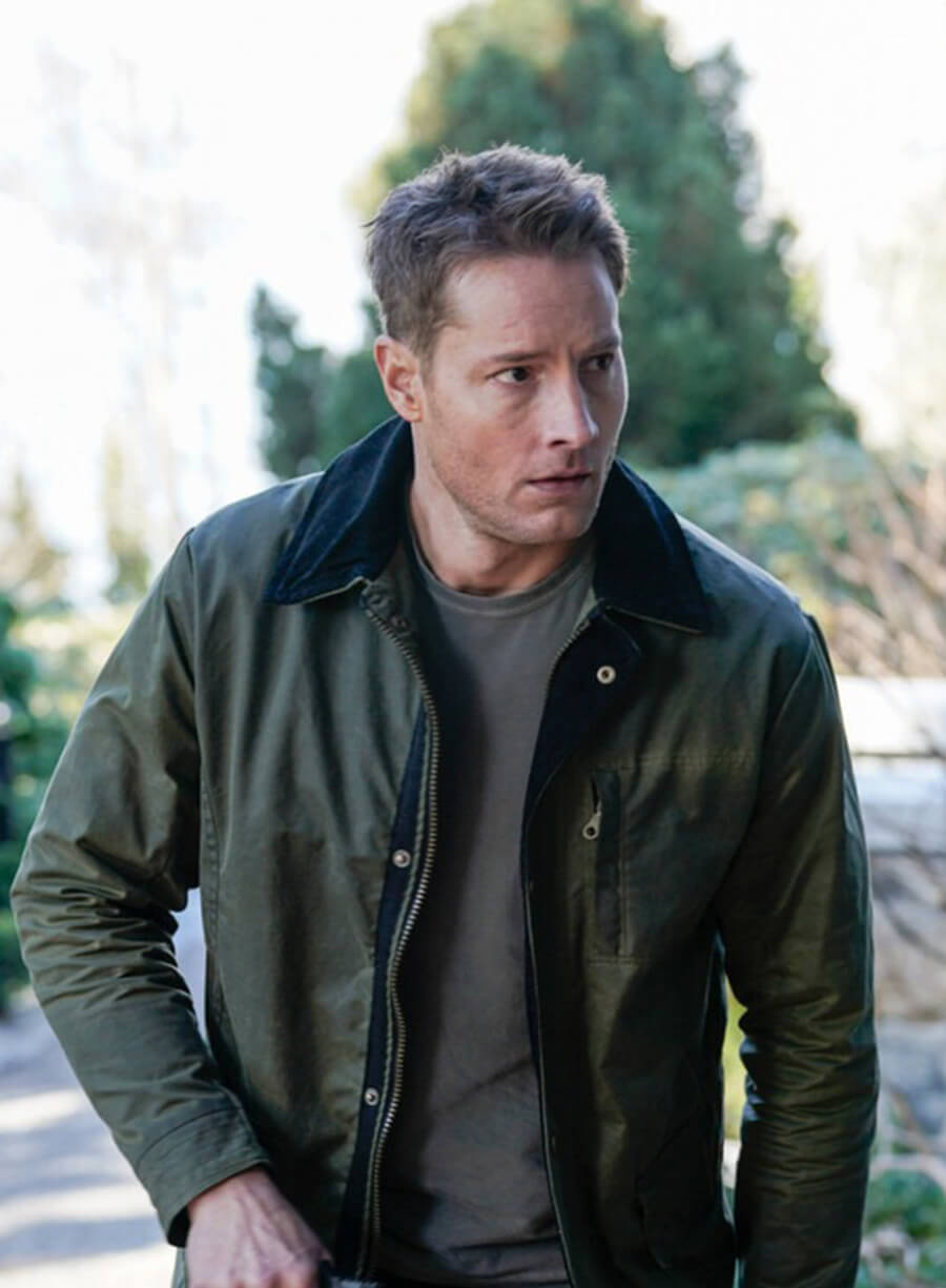 Justin Hartley Tracker Colter Shaw S02 Green Jacket