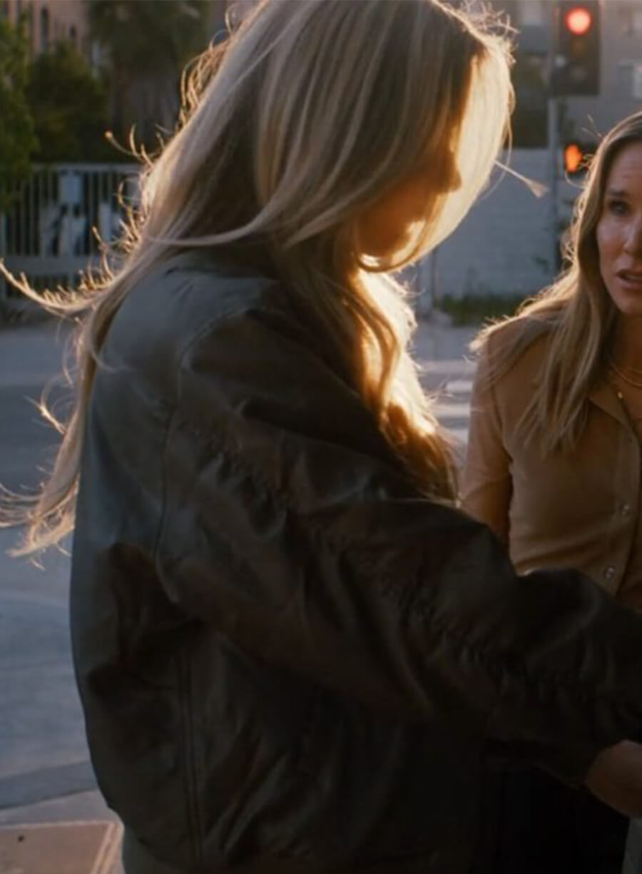 Justine Lupe Nobody Wants This Morgan Green Bomber Jacket
