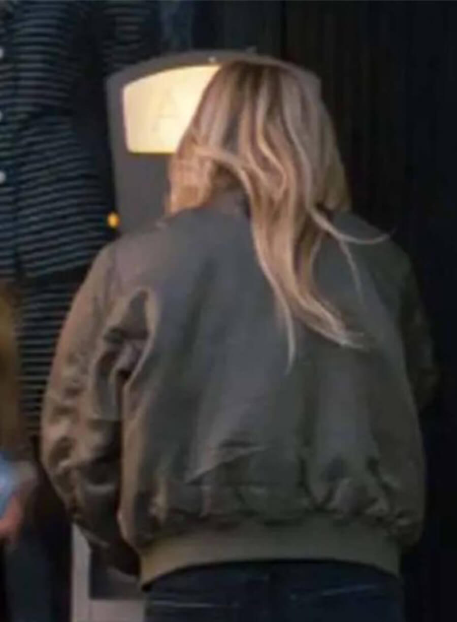 Justine Lupe Nobody Wants This Morgan Green Bomber Jacket
