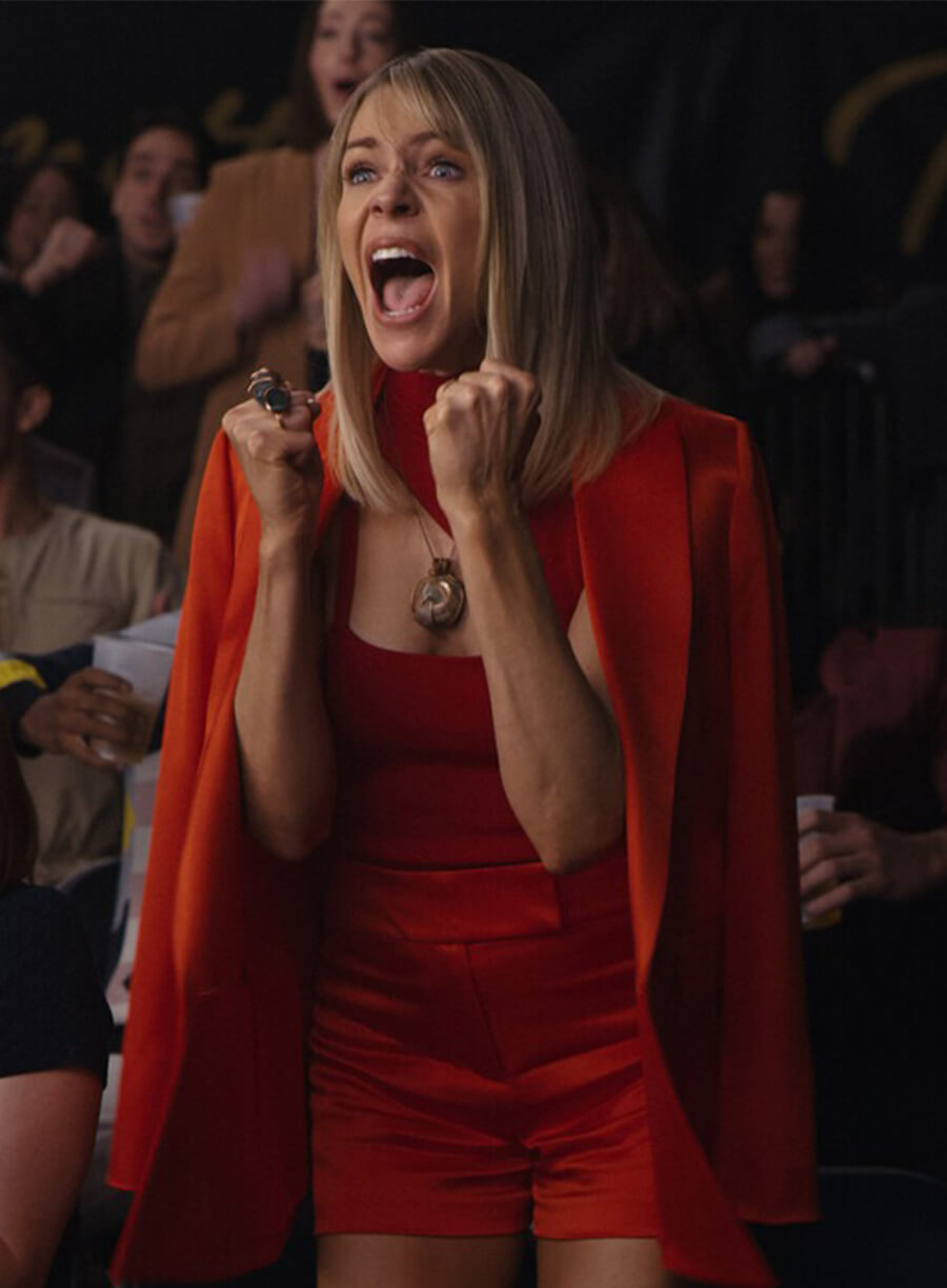 Kaitlin Olson Hacks Dj Vance Jr Orange Blazer