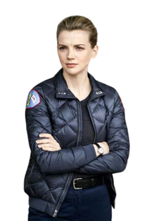 Kara Killmer Sylvie Brett Chicago Fire Black Jacket