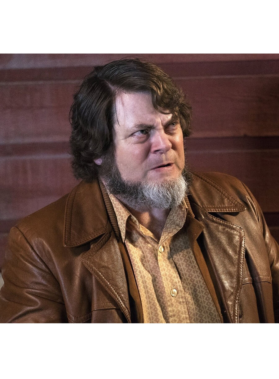 Karl Weathers Fargo 2014 Brown Leather Coat