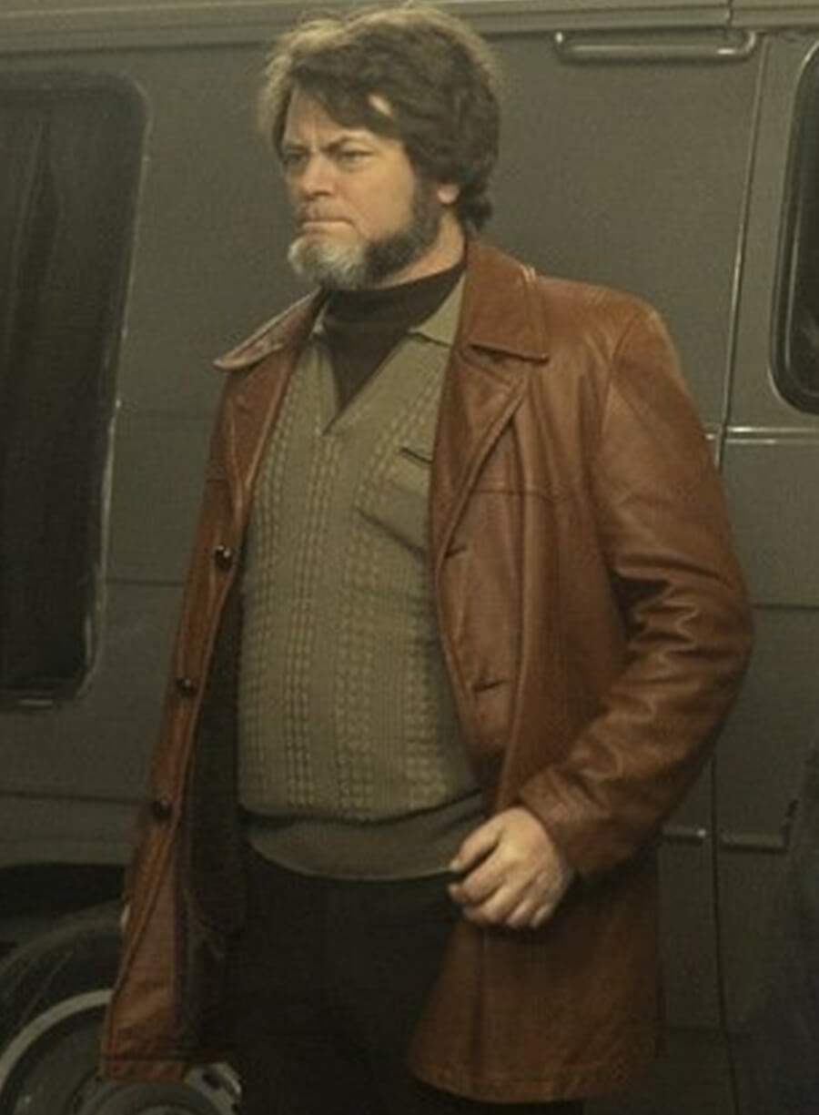 Karl Weathers Fargo 2014 Brown Leather Coat