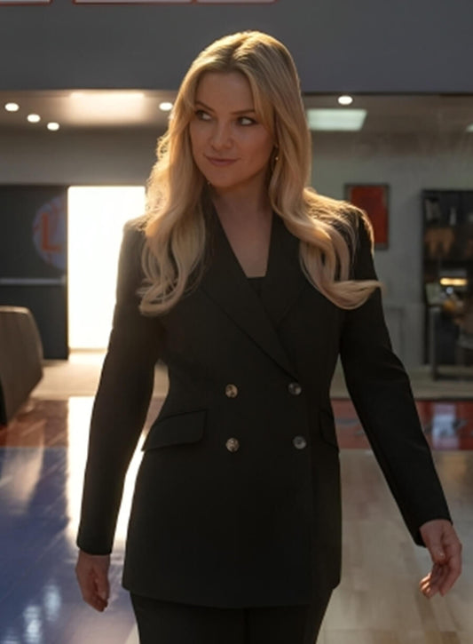 Kate Hudson Running Point Isla Gordon Black Blazer