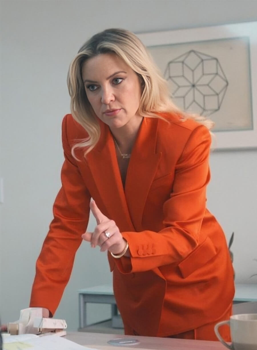 Kate Hudson Running Point Isla Gordon Red Blazer