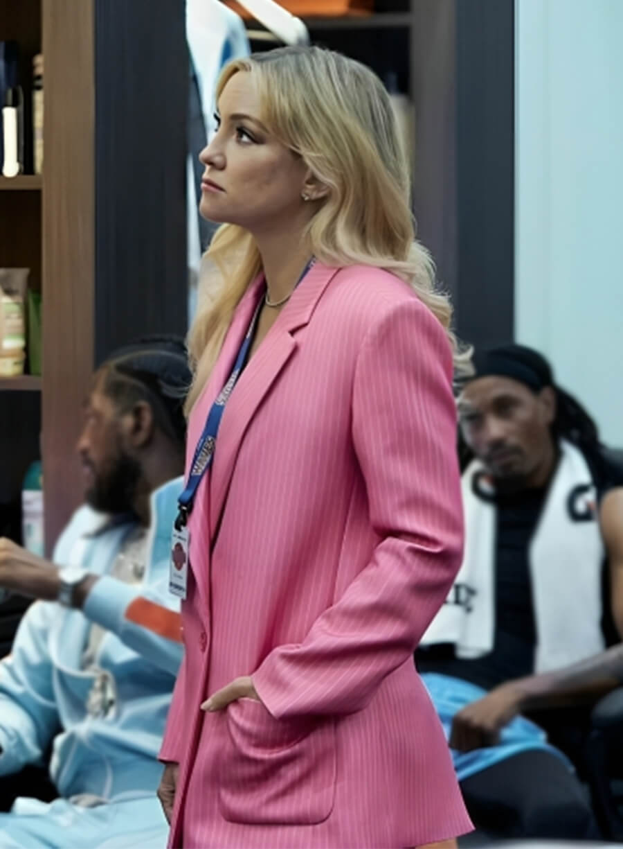 Kate Hudson Running Point Isla Gordon Pink Blazer