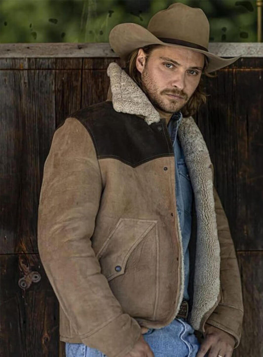 Kayce Dutton Yellowstone Season 5 Suede Leather Jacket