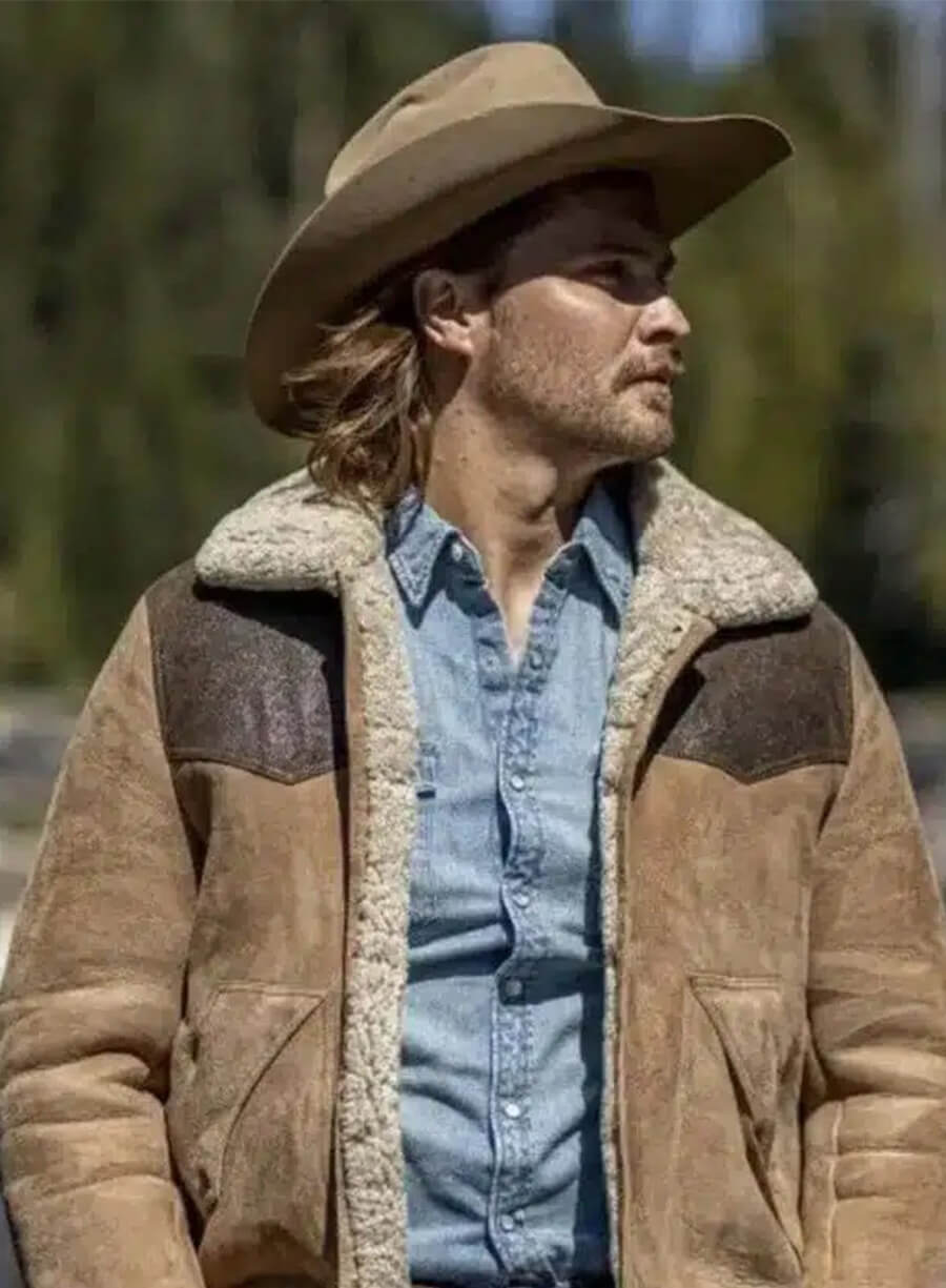 Kayce Dutton Yellowstone Season 5 Suede Leather Jacket