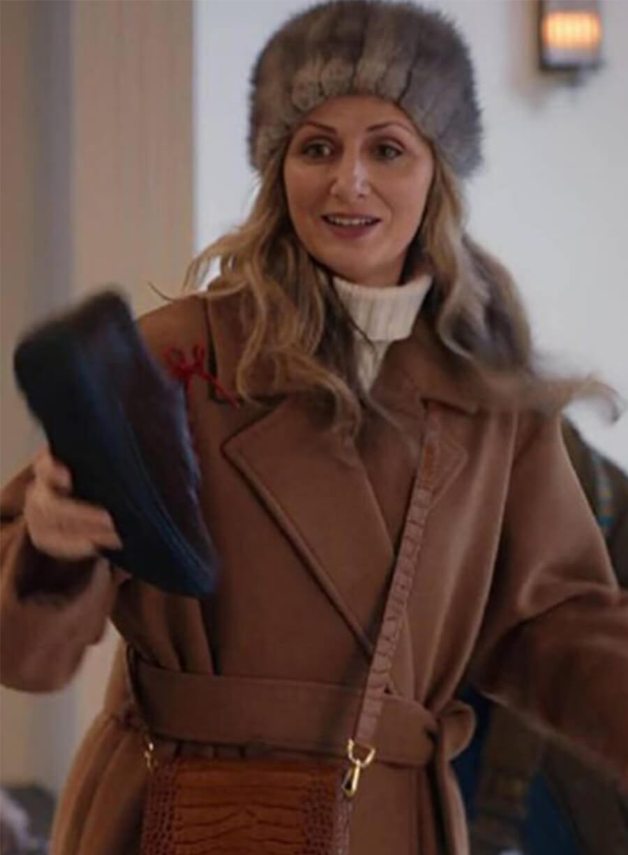 Kelly Hampson Man Vs Baby S01 Lesley Brown Wrap Coat
