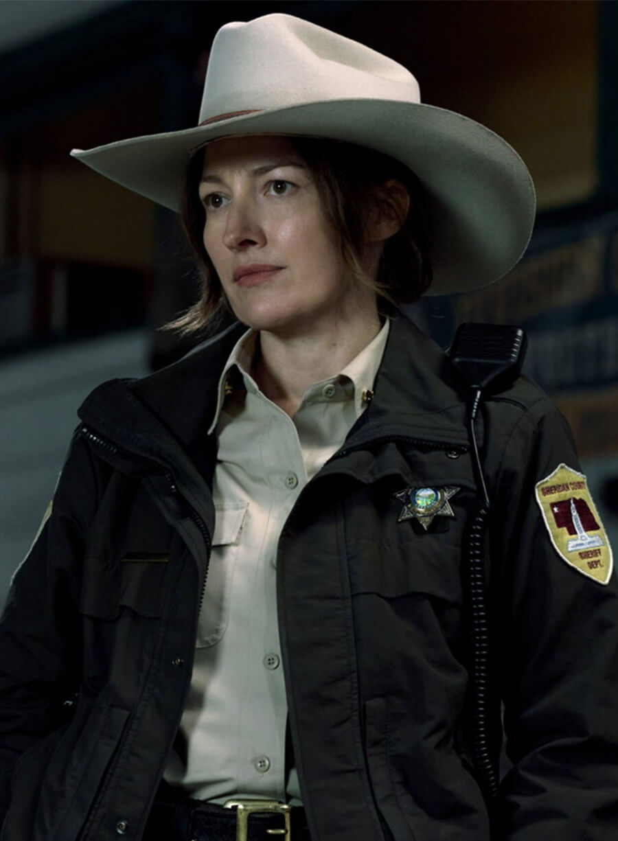  Kelly Macdonald Lanterns 2026 Sheriff Kerry Black Jacket