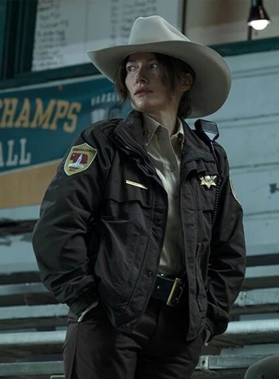  Kelly Macdonald Lanterns 2026 Sheriff Kerry Black Jacket