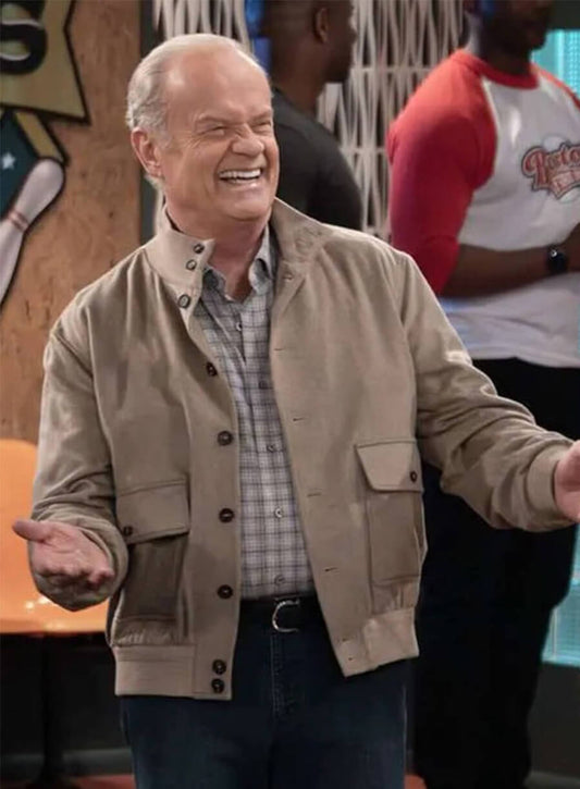 Kelsey Grammer Frasier Crane Grey Jacket