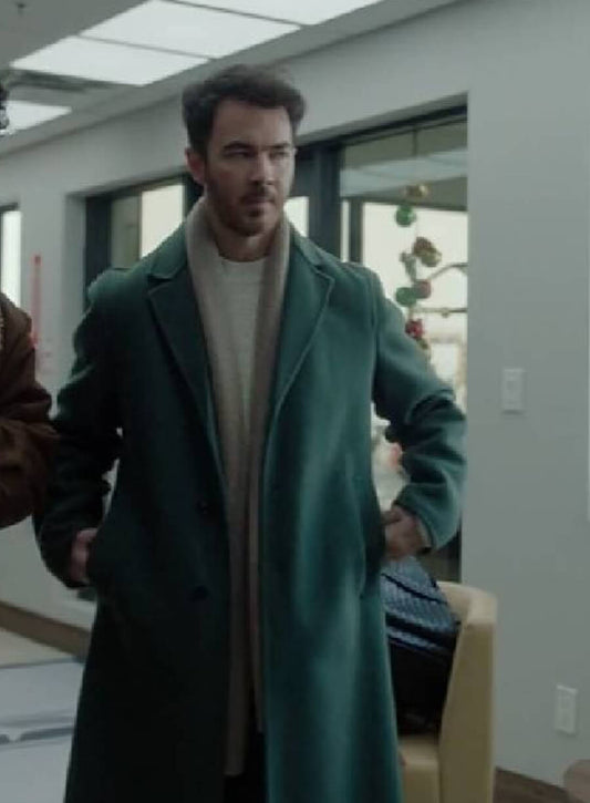 Kevin Jonas A Very Jonas Christmas Wool Coat