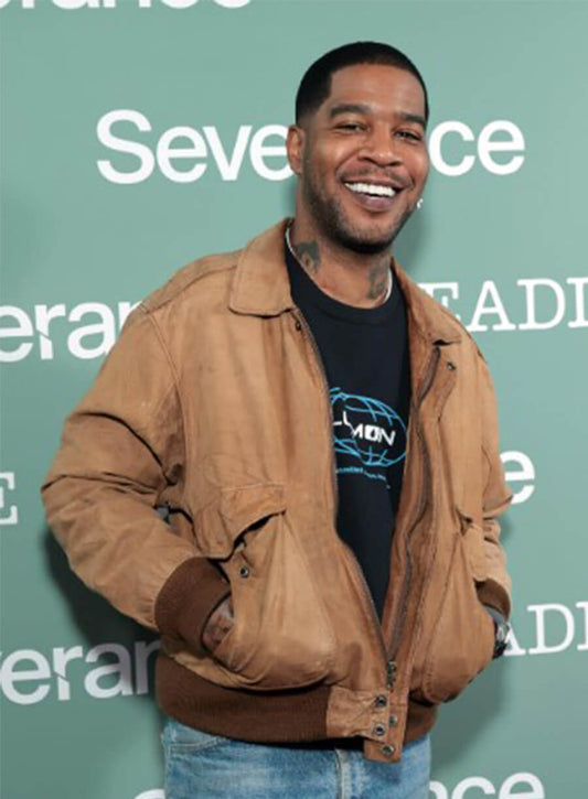Kid Cudi Severance Event Brown Jacket 