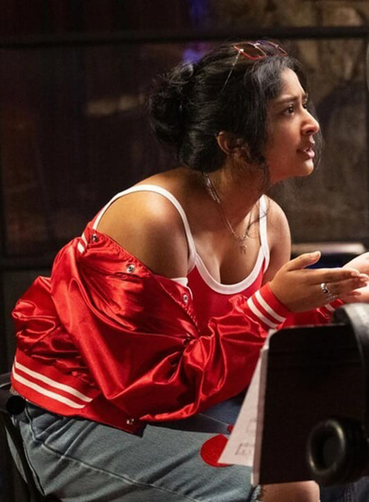 kier Friday 2025 Maitreyi Ramakrishnan Red Jacket