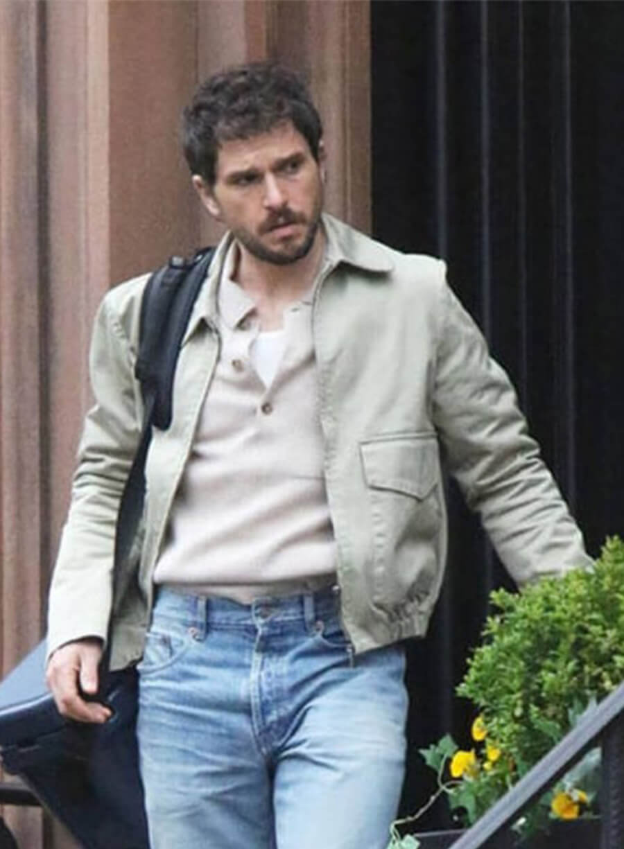 Kit Harington Count My Lies 2026 Jay Lockhart Grey Jacket