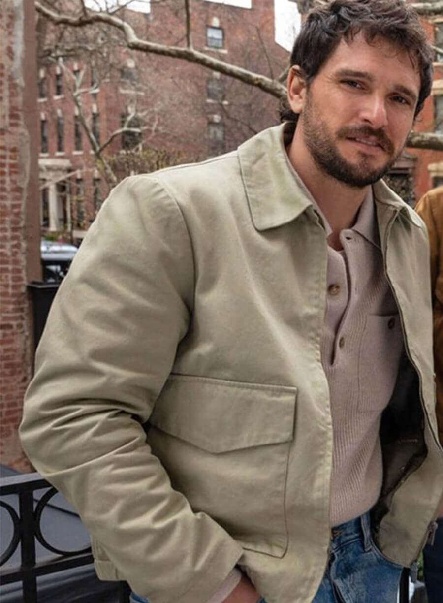 Kit Harington Count My Lies 2026 Jay Lockhart Grey Jacket
