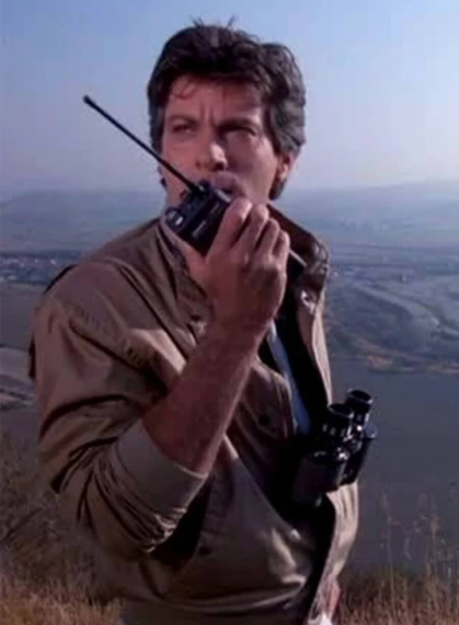 Knight Rider David Hasselhoff Beige Bomber Jacket