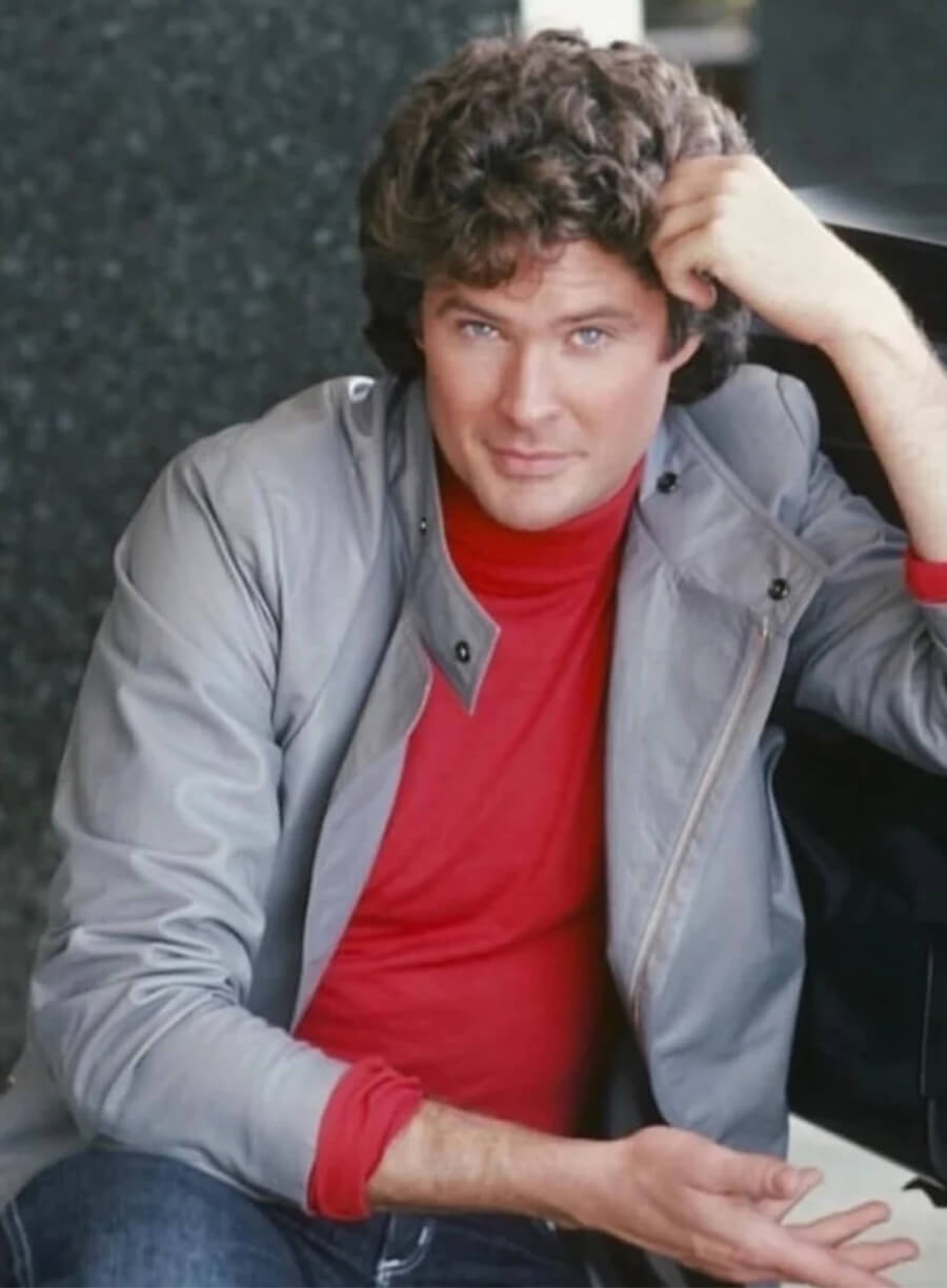Knight Rider David Hasselhoff Grey Jacket