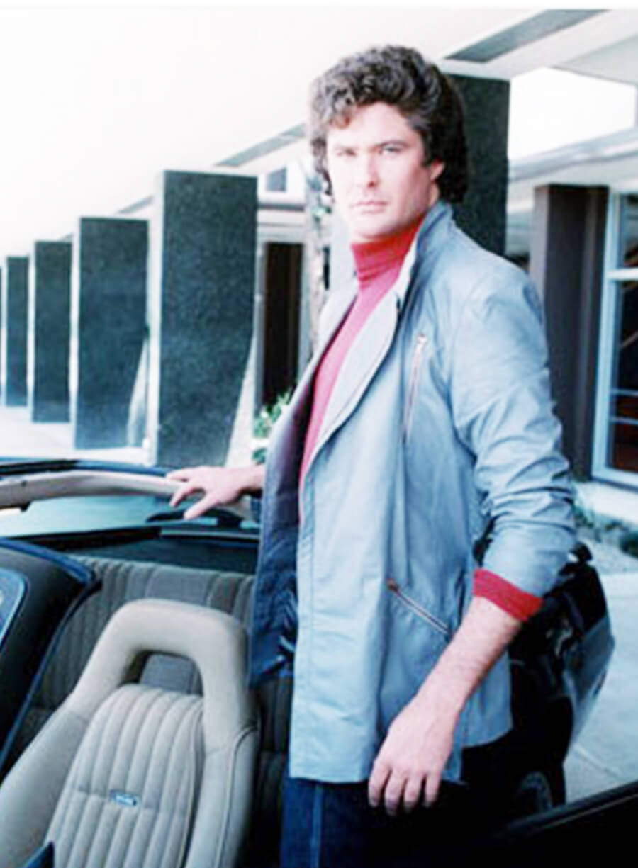 Knight Rider David Hasselhoff Grey Jacket
