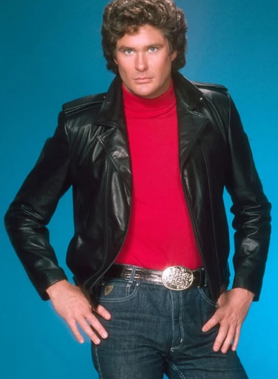 Knight Rider David Hasselhoff Leather Jacket