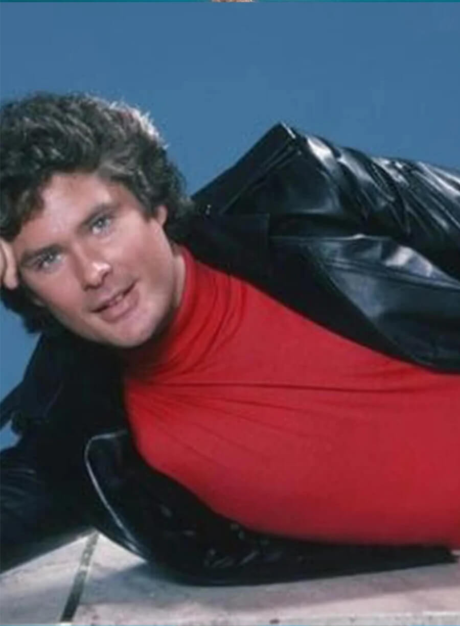 Knight Rider David Hasselhoff Leather Jacket