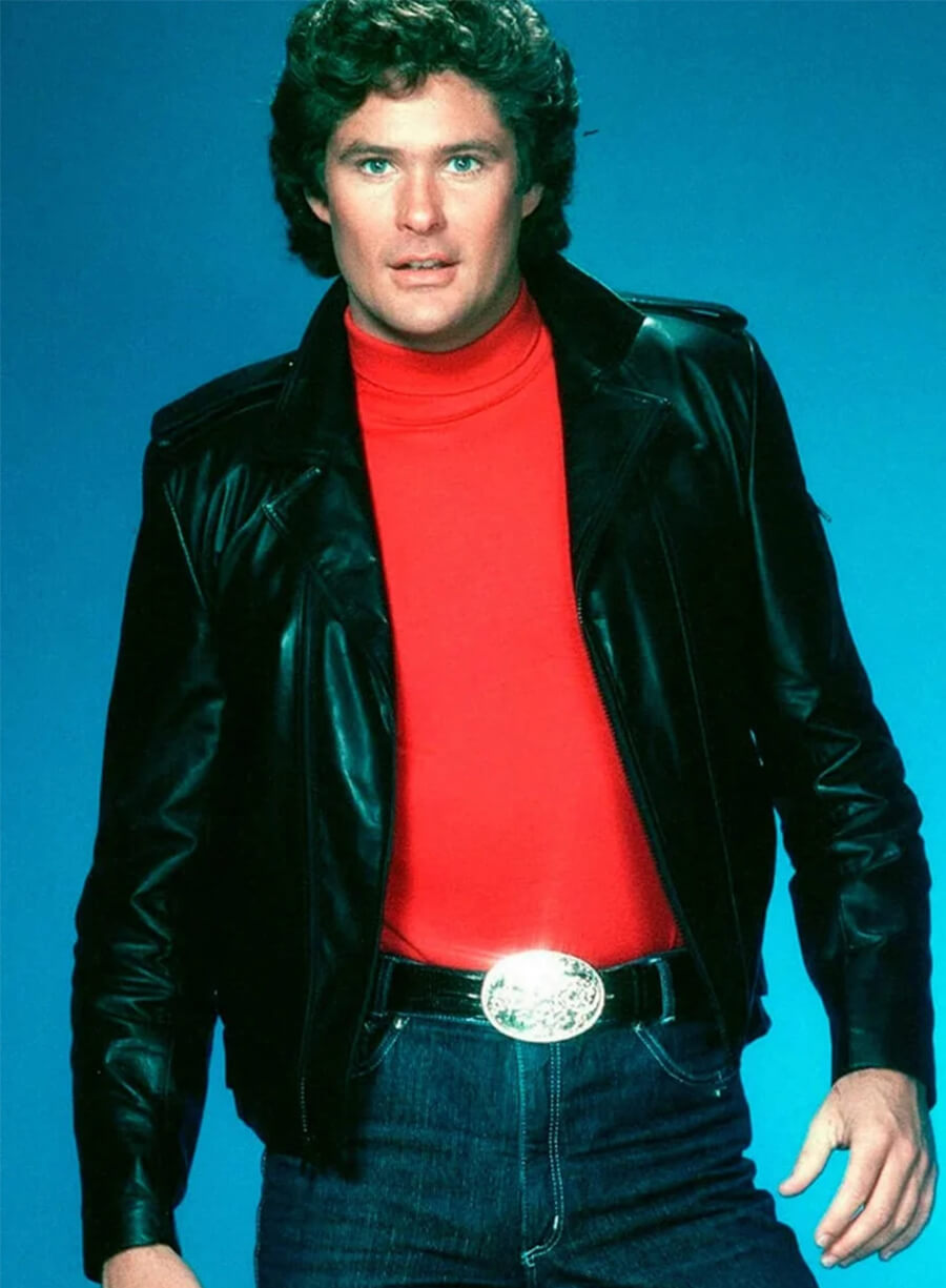 Knight Rider David Hasselhoff Leather Jacket