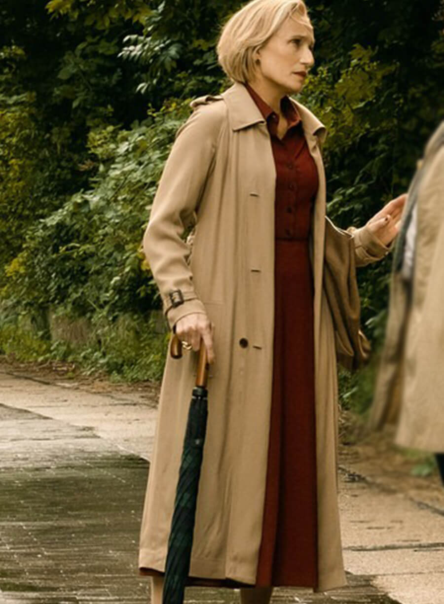 Slow Horses Diana Taverner Beige Trench Coat 