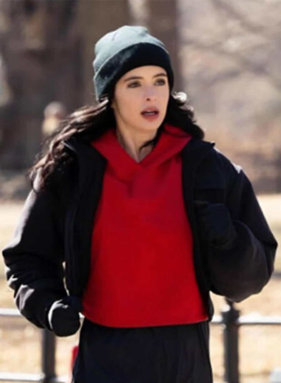 Krysten Ritter Dexter: Resurrection Mia Lapierre Black Cropped Jacket
